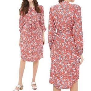 Gap Floral Shirt Dress